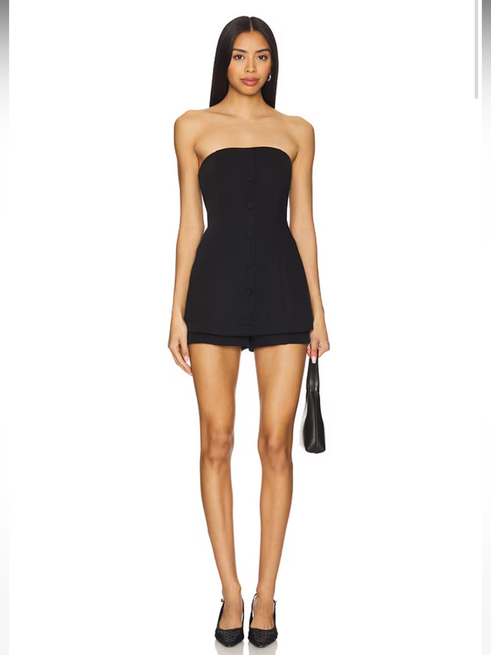 NWT! Lovers and Friends Landon Romper in Black